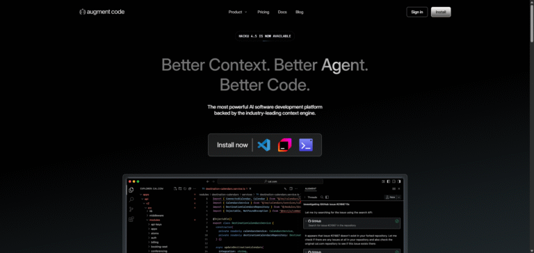 Augment Code Review (2025): A Fast, Context-Aware Ai Pair Programmer 1 Augment code